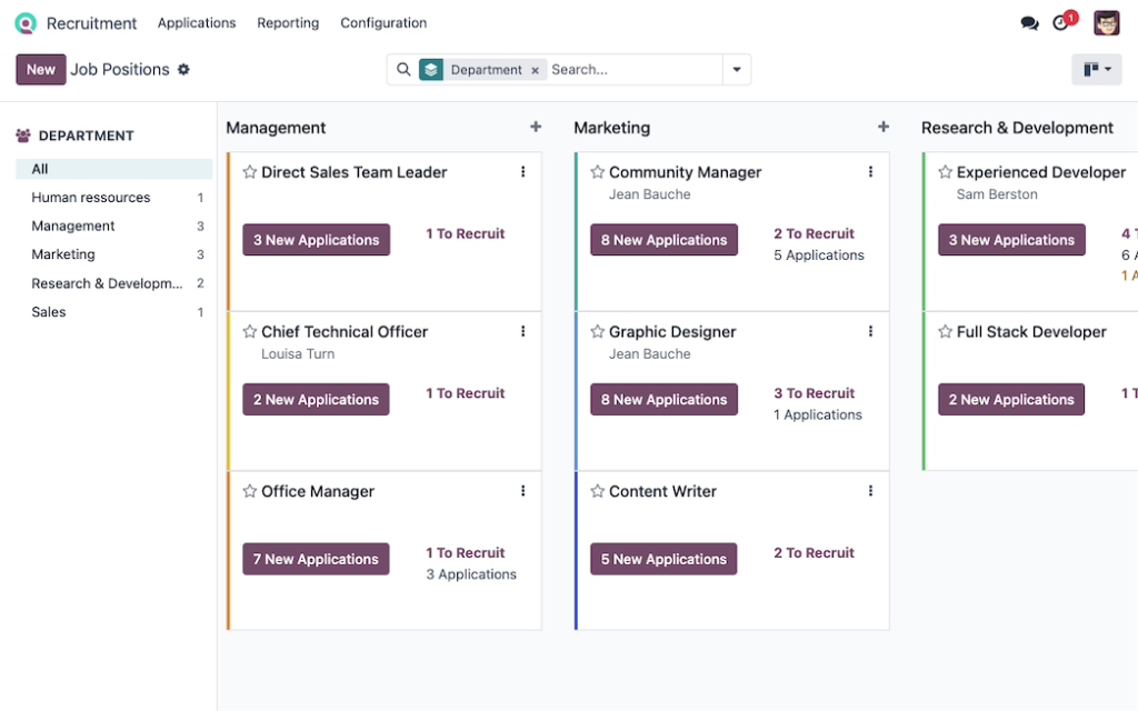 Odoo HR Management